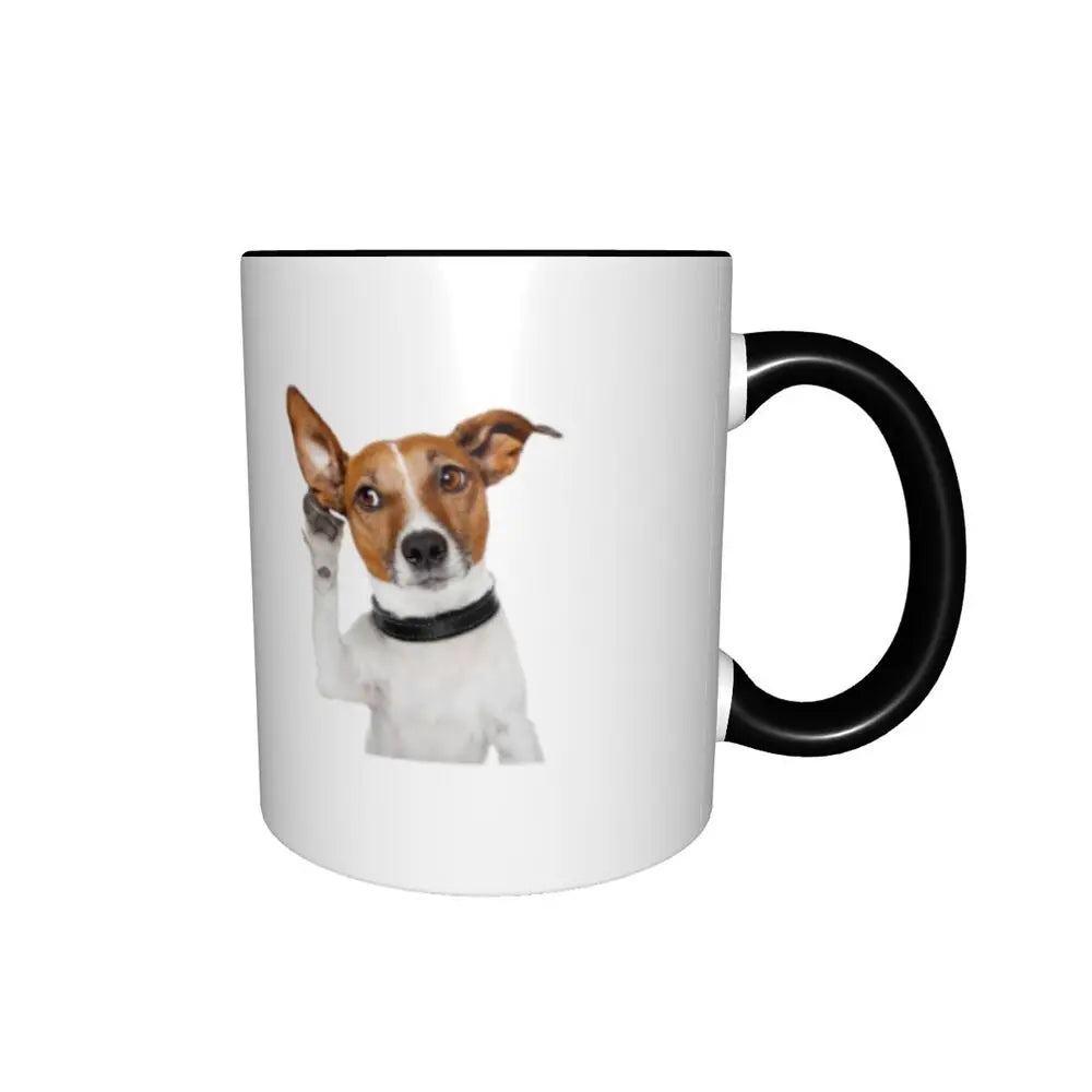 Dog Jack Russell Terrier -cute Gift Jack Russell Terrier For Mom Mug Funny Ceramic Coffee Cups Tea Mugs Milk Cup Drinkware Gifts