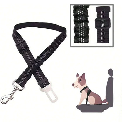 Advanced Dog Car Seat Belt Pet Dog Car Seat Nylon Material Seat Buckle Adjustable Length Suitable for Any Pet Dog Traction Rope