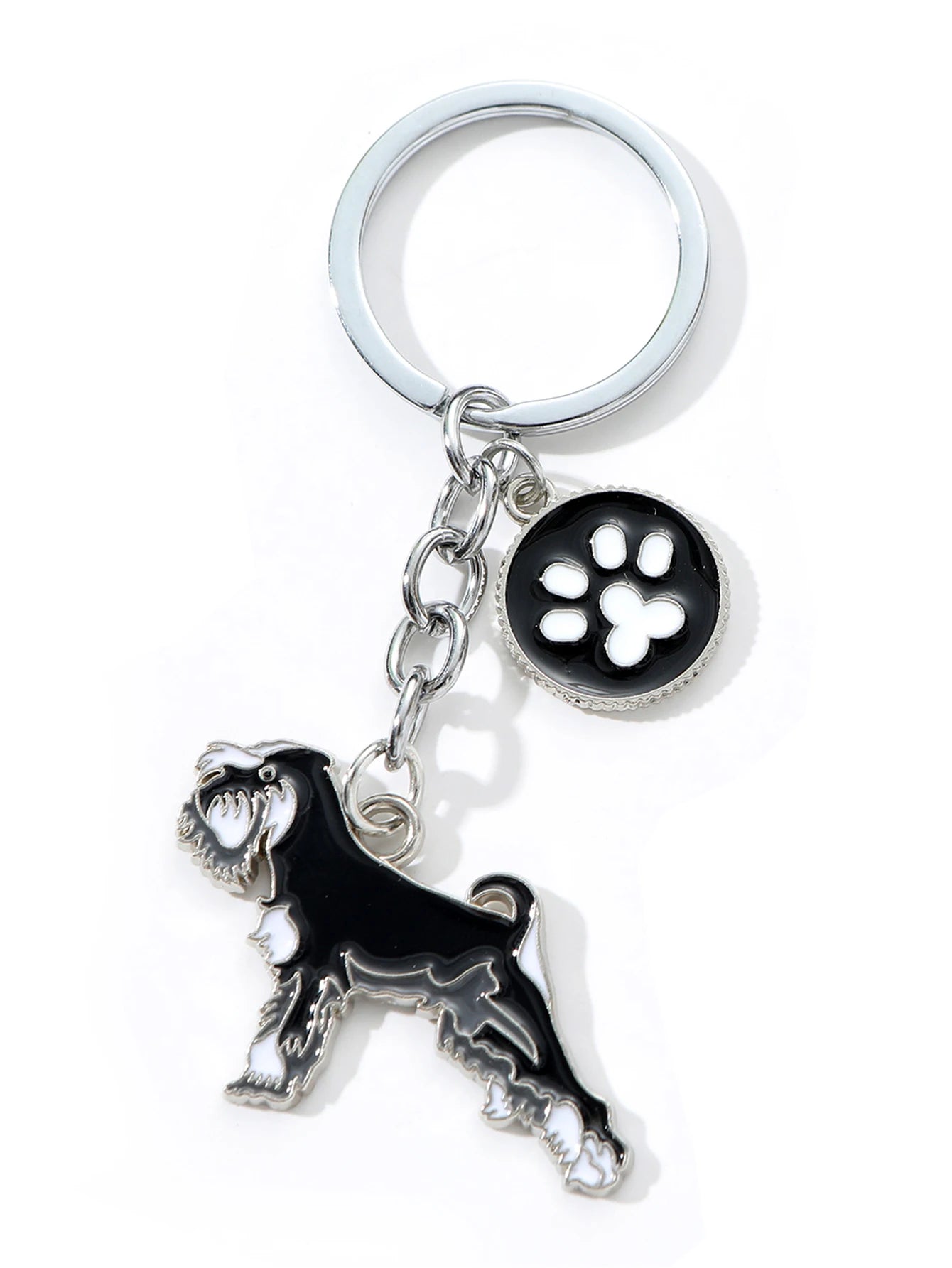I LOVE Alaska Husky Dog Keychain Cute dachshund  animal Cartoon dog Keychain dog Gift For woman Man Jewelry