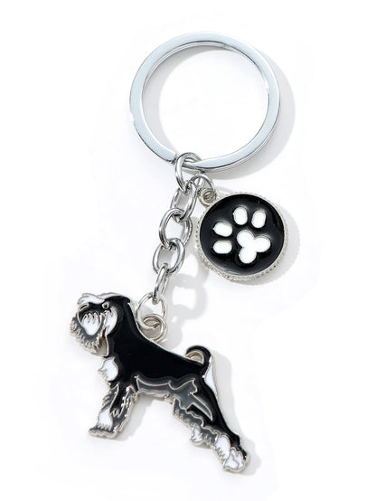 I LOVE Alaska Husky Dog Keychain Cute dachshund  animal Cartoon dog Keychain dog Gift For woman Man Jewelry