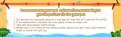 Hawaii Dog Shirt Colorful Flower Printed T-Shirt Breathable Cool Shirt Summer Beach Style Dog Clothes Medium and Large Dog Boys