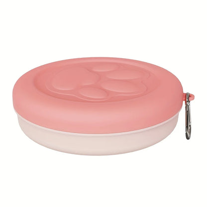 1pc  Pet Travel Bowl Pet Outdoor Portable Dog Food Bowl Snack Box Multifunctional Dog and Cat Outdoor Bowl Feeding Water