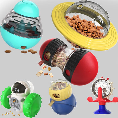 Treating Training Dog Toys Interactive Planet Treat Puppy Plaything Multifunctional Food Dispensing ABS Pet Toys for Big Cat Dog