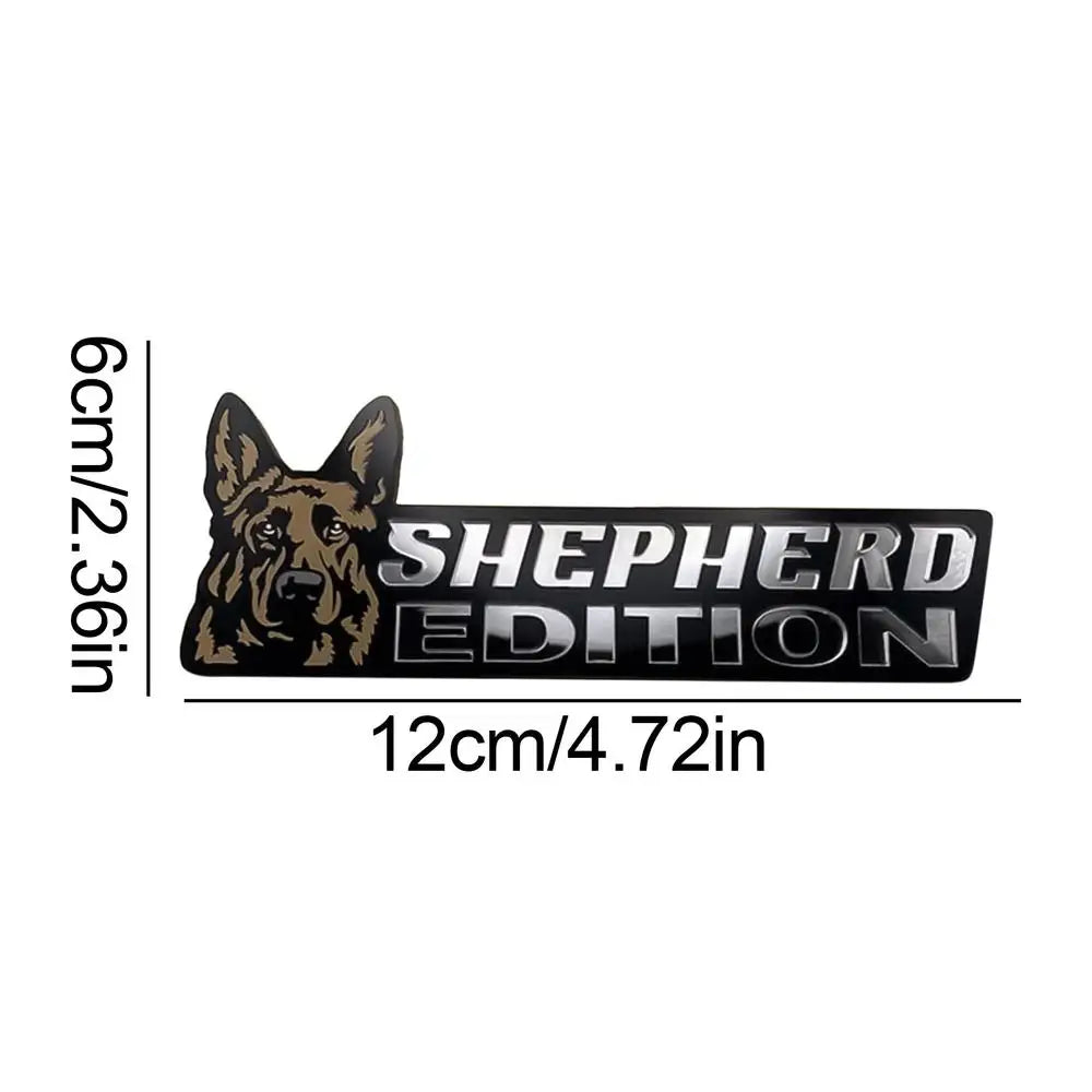 3D Dogs Badge Acrylic Funny Stylish Car Emblems & Badges German Shepherd Pit Bull Sticker Bulldog Decals Auto Exterior Stickers