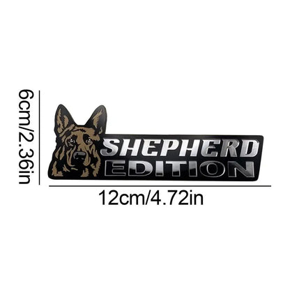 3D Dogs Badge Acrylic Funny Stylish Car Emblems & Badges German Shepherd Pit Bull Sticker Bulldog Decals Auto Exterior Stickers