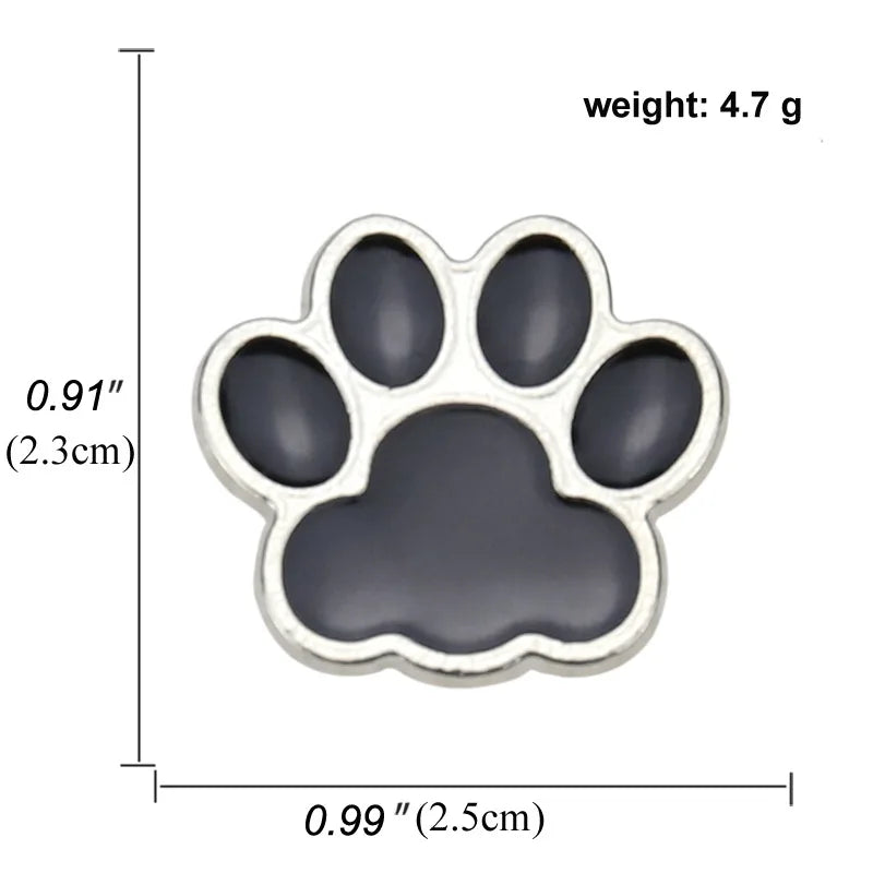 animal muticolor cat dog paw Enamel Pin Brooch Cartoons Badge for Bags Jeans Hoodies Denim Lapel Pin Jewelry Kids Best Gift