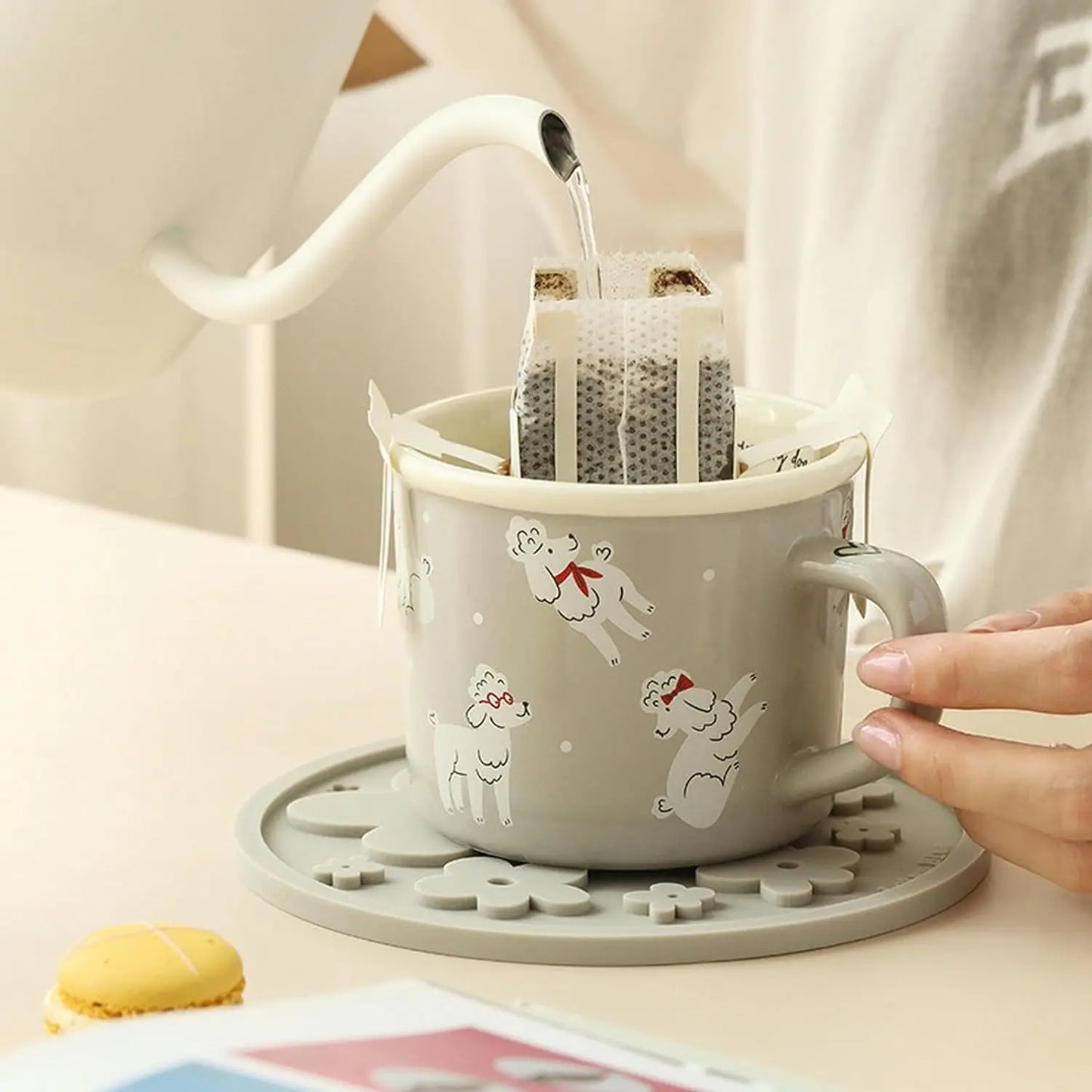 Cute Dachshund Dog Coffee Mug Funny Novelty Ceramic Tea Cup Dishwasher Microwave Safe Home Ideal Gifts for Men Women