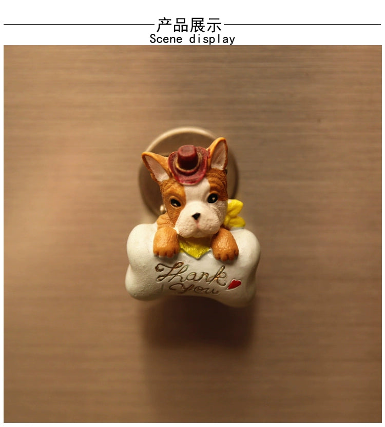 Cowboy Dog Creative Refrigerator Sticker Little Angel Magnet Sticker Gift Gift Wedding