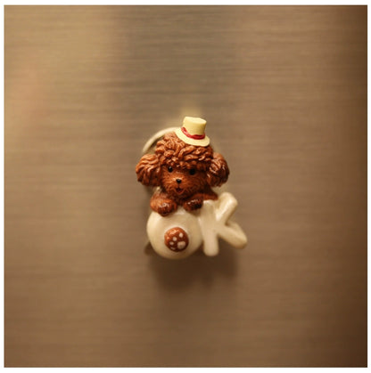 Cowboy Dog Creative Refrigerator Sticker Little Angel Magnet Sticker Gift Gift Wedding