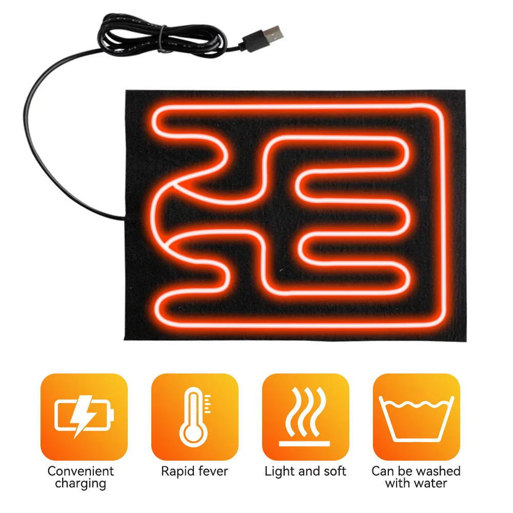 Safety USB Warm Paste Pads Washable Winter Heating Warmer Pad Dog Cat Bed Heat Pad Pet Reptile Heating Warmer Pad