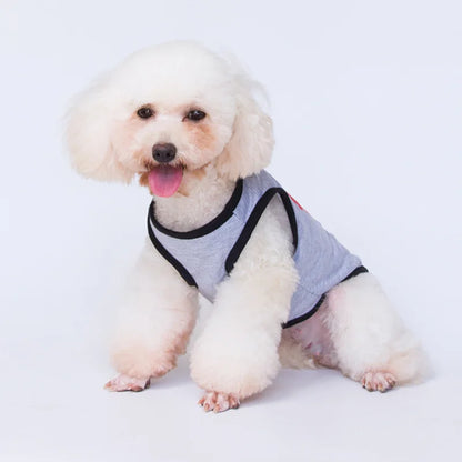 the TINYROYAL PET SHIRT - Princess Crown Dog Vest T-Shirt, Summer Cotton Pet Clothes for Small Dogs, Chihuahua/Poodle Shirts, Puppy Clothing, Prince